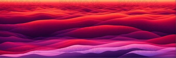 Thermal topography inspired abstract illustration, AI generated, pink, purple, altitude, map