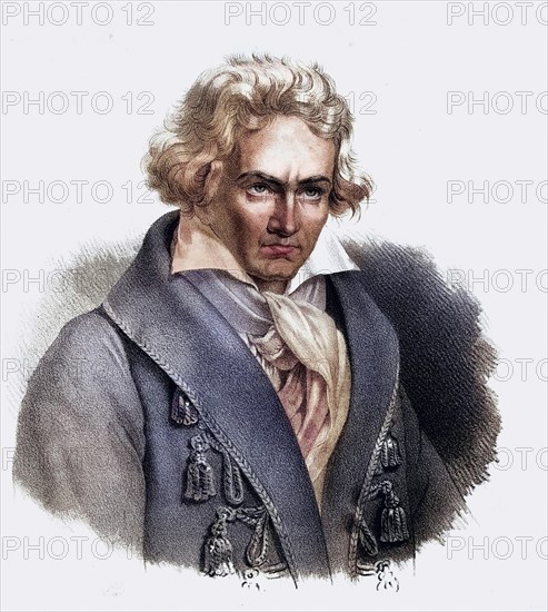 Ludwig van Beethoven (baptised on 17 December 1770 in Bonn, capital and residence of the Electorate of Cologne, died 26 March 1827 in Vienna, Austrian Empire) was a German composer and pianist, Historic, digitally restored reproduction from a 19th century master copy, Record date not stated