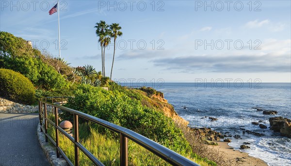 A view of Laguna Beach from Heisler Part, Laguna Beach, California