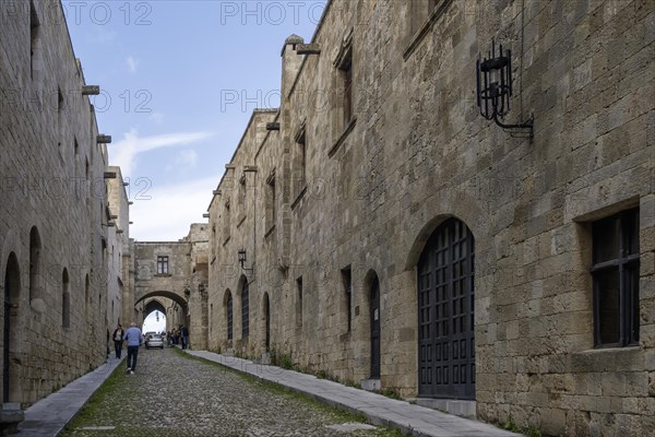 Ippoton, Street of the Knights, Old town, Rhodes, Greece, Europe