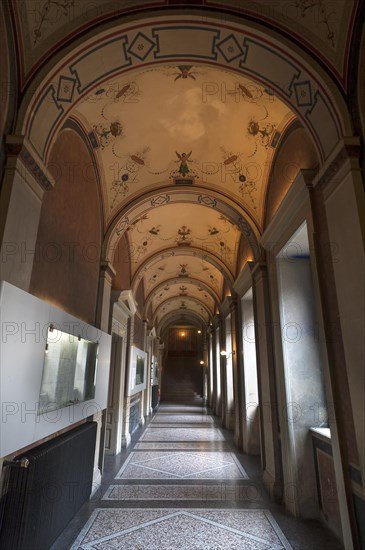 Corridors in the Academy of Fine Arts, Italian Renaissance, 1877 Opening, Vienna, Austria, Europe