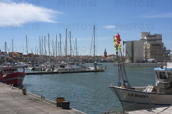 Harbour of Les Sables-d'Olonne, Vandee, France, Europe