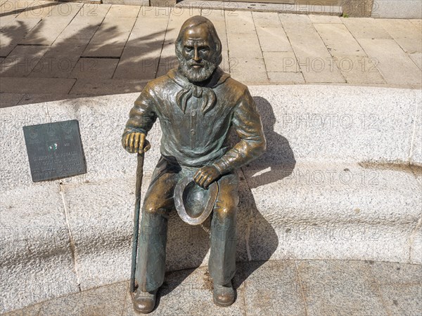 Monument, Giuseppe Garibaldi, Maddalena, Isola La Maddalena, Sardinia, Italy, Europe