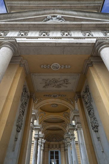 Arcade of the Gloriette, built in 1775, Schoenbrunn Palace Park, Schoenbrunn, Vienna, Austria, Europe