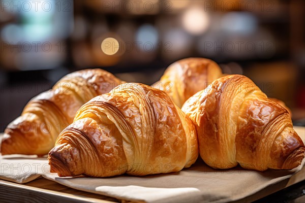 Croissants. KI generiert, generiert, AI generated