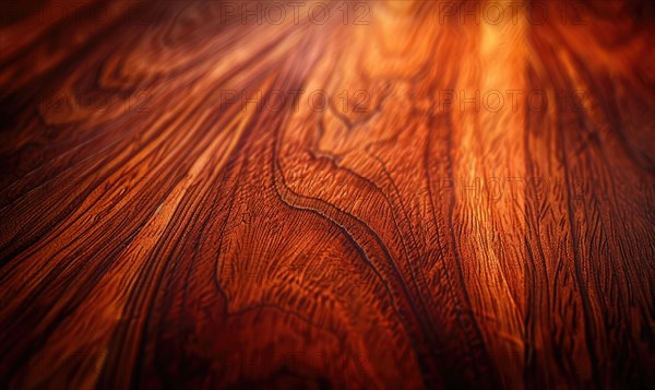 Background made of exotic tigerwood veneer AI generated