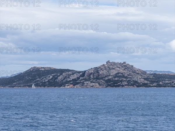 Bear rock of Palau, landmark for sailors, near Palau, Sardinia, Italy, Europe