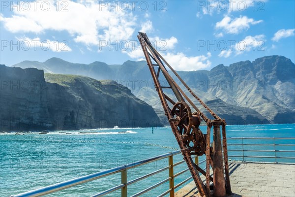 Beautiful beach of Puerto de Las Nieves in Agaete in Gran Canaria, Spain, Europe