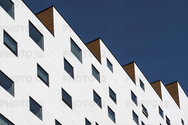 The Barcode Project Oslo, modern residential and commercial building, Bjorvika district, Oslo, Norway, Europe