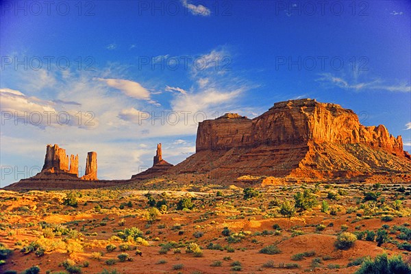 Monument Valley, Navajo Land, Colorado Plateau, under Navajo administration, Utah, USA, North America