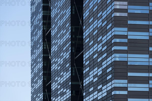 The Barcode Project Oslo, modern residential and commercial building, Bjorvika district, Oslo, Norway, Europe