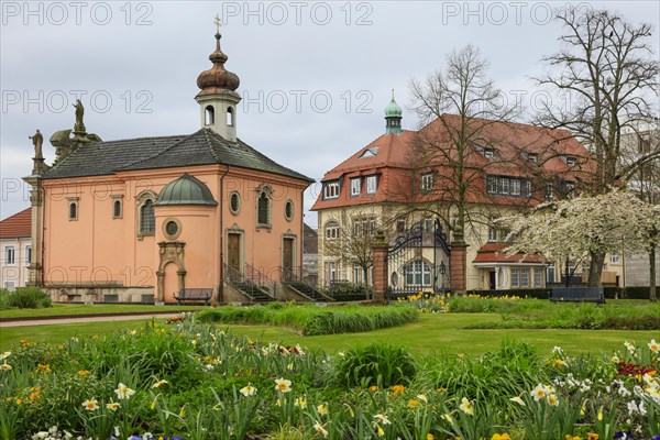 Einsiedeln Chapel, Murgpark, former residence of the Margraves of Baden-Baden, Rastatt, Baden-Wuerttemberg, Germany, Europe