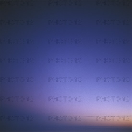 Horizon, sunrise, view from the aeroplane