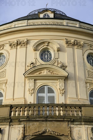 Rococo-style hunting and pleasure palace Schloss Solitude, built by Duke Carl Eugen von Wuerttemberg, Stuttgart, Baden-Wuerttemberg, Germany, Europe