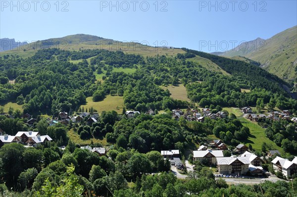 Mountain landscape in Valloire