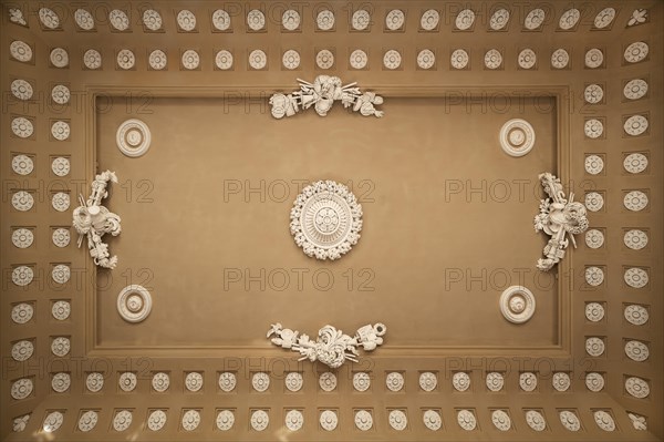 Decorative vault in the Gloriette, built in 1775, Schoenbrunn Palace Park, Schoenbrunn, Vienna, Austria, Europe