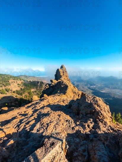 Beautiful landscape at Pico de las Nieves in Gran Canaria, Canary Islands