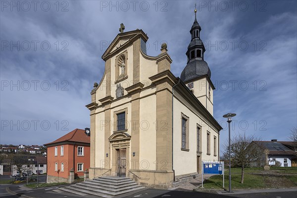 St Bartholomew's Church, built in 1764, Kleineibstadt, Lower Franconia, Bavaria, Germany, Europe