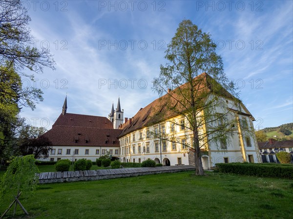 Goess Abbey, collegiate church, former convent of the Benedictine nuns, Leoben, Styria, Austria, Europe