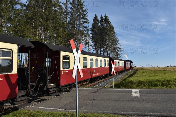 The Harz Narrow Gauge Railway, Brocken Railway, Selketal Railway in the Harz Mountains, Saxony-Anhalt, Germany, Europe