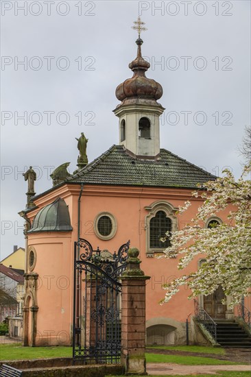 Einsiedeln Chapel, Murgpark, former residence of the Margraves of Baden-Baden, Rastatt, Baden-Wuerttemberg, Germany, Europe