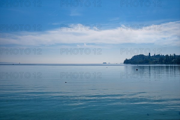 Lake Constance near Constance, Bsden-Wuerttemberg, Germany, in the early morning, Europe