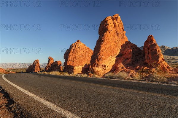 Seven Sisters, Valley of Fire State Park, Nevada, United States, USA, Valley of Fire, Nevada, USA, North America