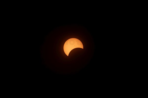 Nature, astronomy, total solar eclipse 2024, Province of Quebec, Canada, North America