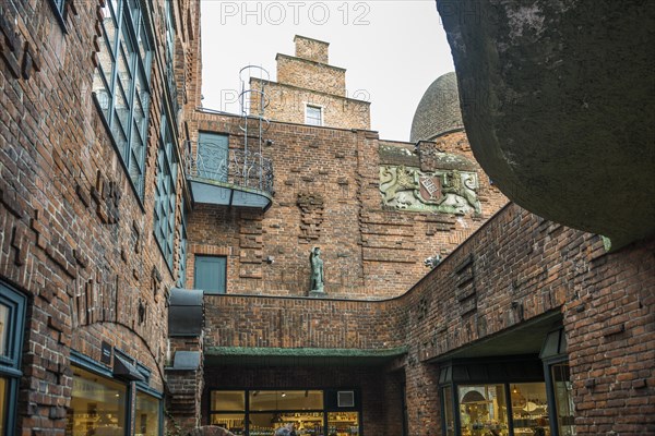 Boettcherstrasse, Old Town, Hanseatic City of Bremen, Germany, Europe