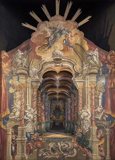 The Holy Sepulchre around 1750, St Oswald's Church, Baunach, Upper Franconia, Bavaria, Germany, Europe