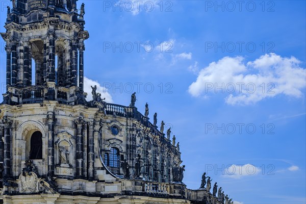 The Catholic Court Church, a baroque cathedral on Theatre Square between the Royal Palace and the Semper Opera House in the inner old town of Dresden, Saxony, Germany, Europe