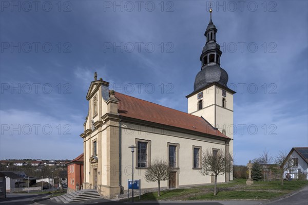 St Bartholomew's, built in 1734, Kleineibstadt, Lower Franconia, Bavaria, Germany, Europe