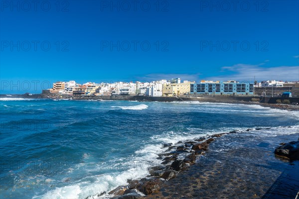 Beautiful beach in summer at Playa el Puertillo and in Gran Canaria. Spain