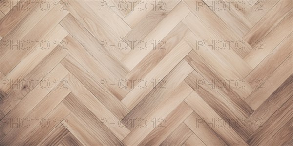 Herrinbone wooden tiles. KI generiert, generiert, AI generated
