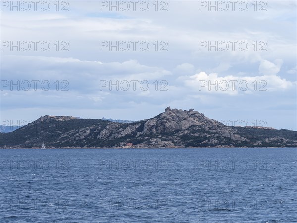 Bear rock of Palau, landmark for sailors, near Palau, Sardinia, Italy, Europe