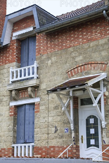 Art Nouveau house, Saint-Dizier, Haute-Marne department, Grand Est region, France, Europe