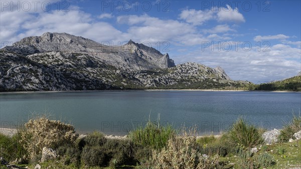 Cuber reservoir, long distance route GR 221, Escorca, Mallorca, Balearic Islands, Spain, Europe