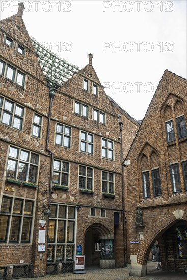 Boettcherstrasse, Old Town, Hanseatic City of Bremen, Germany, Europe