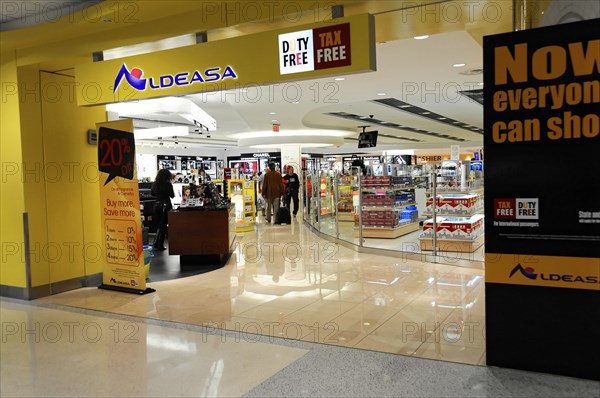 AUGUSTO C. SANDINO Airport, Managua, Nicaragua, A duty-free shop in the airport offers products and special offers, Central America, Central America