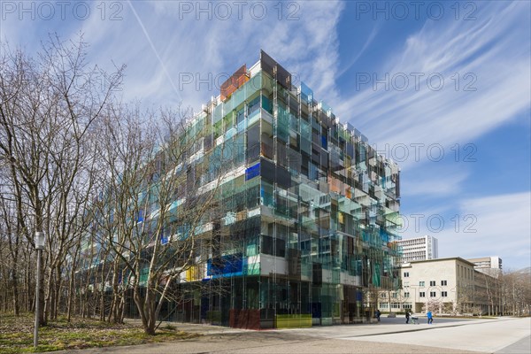 Modern architecture, office building, architects Diener & Diener Wiederin Federle, Novartis Campus, Basel, Canton of Basel-Stadt, Switzerland, Europe