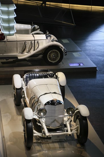 Mercedes-Benz 27/170/225 hp Type SSK Sport two-seater, Mercedes-Benz Museum, Stuttgart, Baden-Wuerttemberg, Germany, Europe