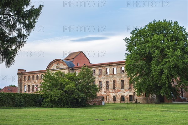 Dargun Castle and Monastery, in its present form dating back to the late 17th century, in the eponymous town of Dargun, Mecklenburg Lake District, Mecklenburg-Western Pomerania, Germany, state 5 August 2019, Europe