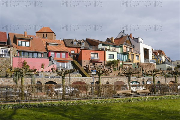 Town view, Modern and old buildings, Waren, Mueritz, Mecklenburg Lake District, Mecklenburg, Mecklenburg-Vorpommern, Germany, Europe