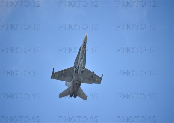 F, 18 Hornet, fighter aircraft during an Air Defender exercise, Schleswig-Holstein, Germany, Europe