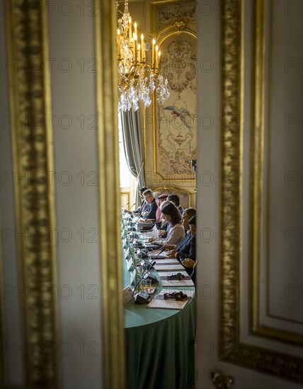 Annalena Baerbock (Alliance 90/The Greens), Federal Foreign Minister, takes photographs as part of her participation in the international humanitarian conference on Sudan and its neighbouring countries. 'Photographed on behalf of the Federal Foreign Office'