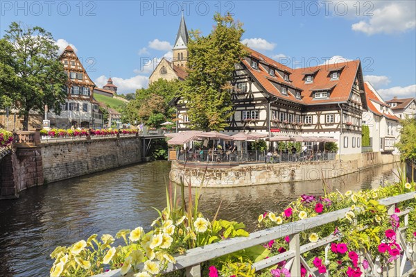 Old Town on the Wehrneckar Canal, Esslingen am Neckar, Baden-Wuerttemberg, Germany, Esslingen am Neckar, Baden-Wuerttemberg, Germany, Europe