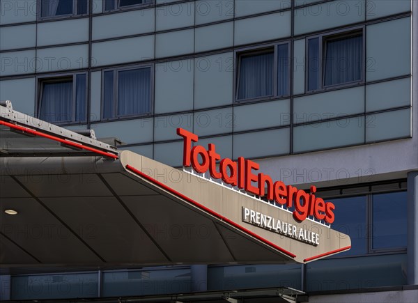 Total Energies, petrol station logo, Berlin, Germany, Europe