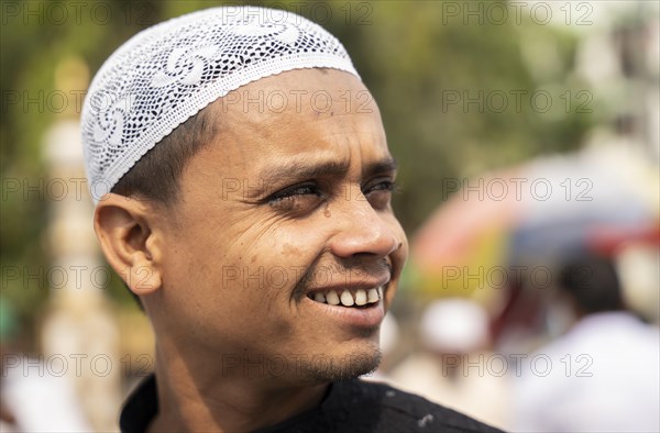 GUWAHATI, INDIA, APRIL 11: Muslim arrives to perform Eid al-Fitr prayer at Eidgah in Guwahati, India on April 11, 2024. Muslims around the world are celebrating the Eid al-Fitr holiday, which marks the end of the fasting month of Ramadan