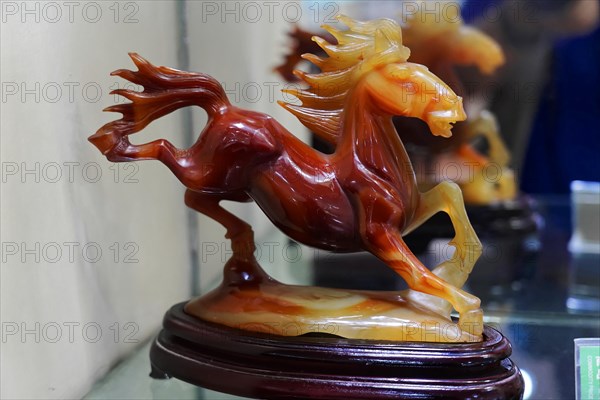 Xian, Shaanxi Province, China, Asia, Living sculpture of a horse in motion, expression of energy and dynamism, Xian, Shaanxi Province, China, Asia