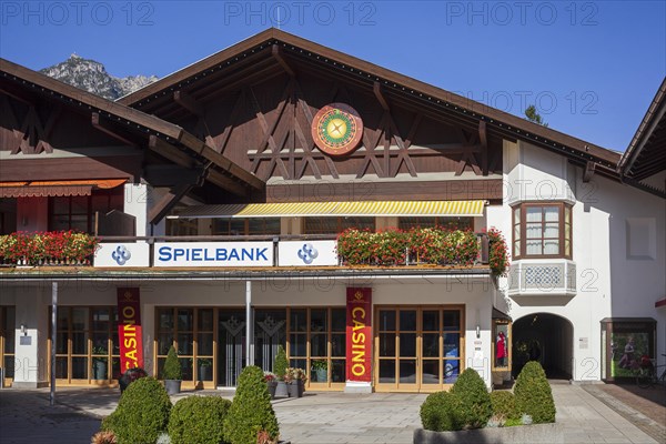 Casino, casino, Garmisch district, Garmisch-Partenkirchen, Werdenfelser Land, Upper Bavaria, Bavaria, Germany, Europe